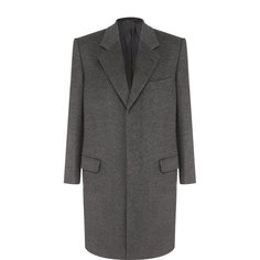 Однотонное шерстяное пальто Brioni