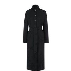 Пальто Kiton Однотонное шелковое пальто с поясом Kiton