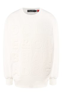 Хлопковый свитшот Dolce & Gabbana