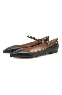 Кожаные балетки Valentino Garavani Rockstud Valentino