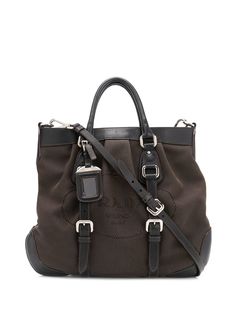 Prada Pre-Owned сумка с логотипом и ремешком