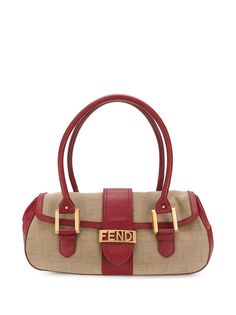 Fendi Pre-Owned сумка-тоут с металлическим логотипом