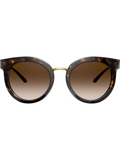 Dolce & Gabbana Eyewear солнцезащитные очки в массивной оправе