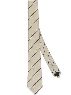 Fendi галстук в диагональную полоску