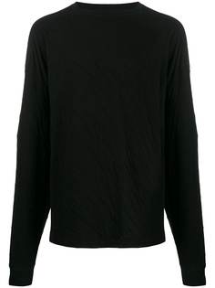 UNRAVEL PROJECT толстовка оверсайз с жатым эффектом