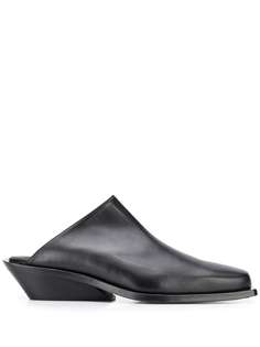 Ann Demeulemeester мюли с квадратным носком