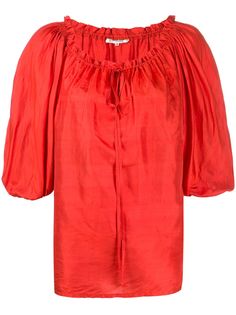 Yves Saint Laurent Pre-Owned блузка 1970-х годов с пышными рукавами