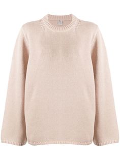 Totême джемпер оверсайз с круглым вырезом