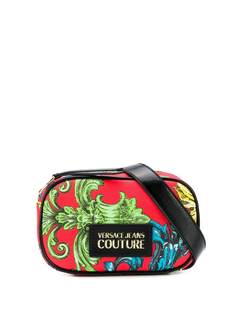 Versace Jeans Couture поясная сумка из сафьяновой кожи