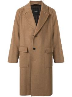 Loveless однобортное пальто с широкими лацканами