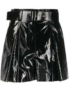 MSGM шорты из искусственной кожи