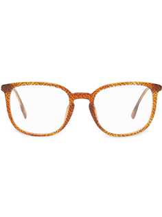 Burberry очки в квадратной оправе с монограммой
