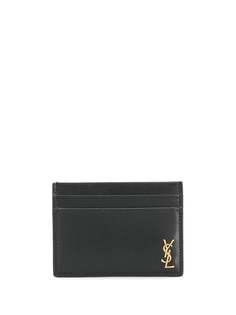 Saint Laurent картхолдер с декором Monogram