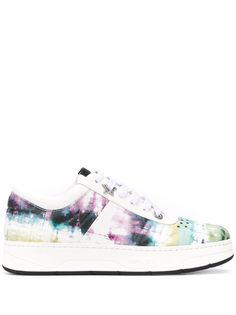 Jimmy Choo кроссовки Hawaii/F Oasis с принтом тай-дай