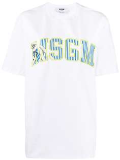 MSGM футболка с логотипом