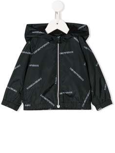 Emporio Armani Kids куртка с капюшоном и логотипом