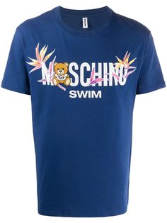 Moschino футболка с логотипом