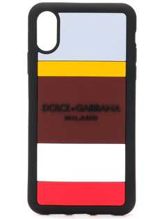 Dolce & Gabbana полосатый чехол для iPhone XR
