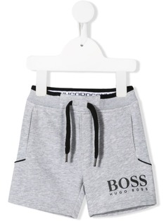 BOSS Kidswear шорты с контрастным логотипом