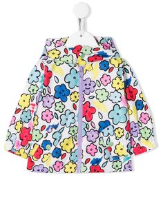 Stella McCartney Kids куртка с цветочным принтом