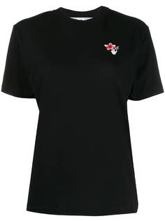 Off-White футболка с принтом