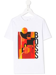BOSS Kidswear футболка с графичным принтом