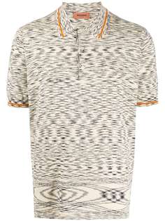 Missoni рубашка-поло с абстрактным принтом