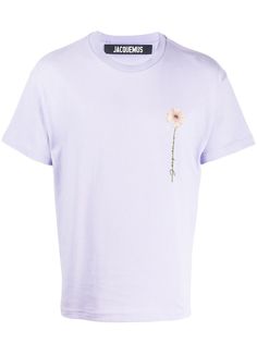 Jacquemus Fleur embroidered logo T-shirt