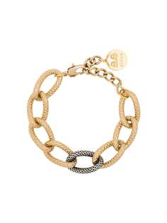 By Alona 18kt gold and silver-plated Tiffany chain bracelet