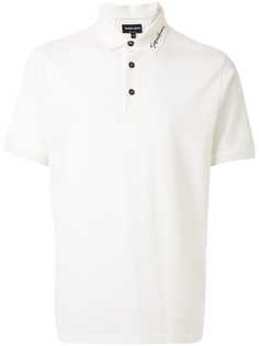 Giorgio Armani рубашка-поло с короткими рукавами