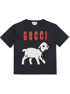 Gucci Kids футболка с принтом