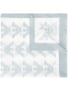 Emporio Armani платок с вышитым логотипом
