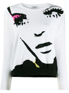 LIU JO джемпер с принтом