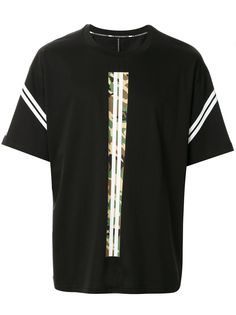 Blackbarrett футболка с контрастной полоской