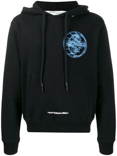 Off-White худи с логотипом