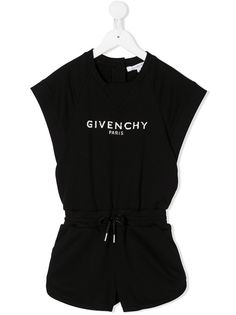Givenchy Kids комбинезон с короткими рукавами и логотипом