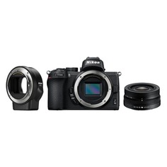 Фотоаппарат NIKON Z50 kit ( Nikkor Z DX 16-50mm VR + FTZ), черный [voa050k004]