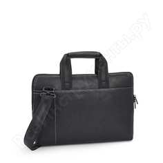 Сумка для ноутбука и документов rivacase pu laptop bag black slim, 13.3" 8920