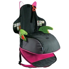 Автокресло-рюкзак Trunki, цвет: черный/розовый