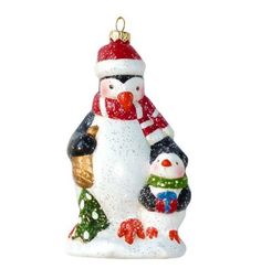 Елочное украшение Новогодняя сказка Пингвин 13.2 см