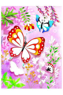 Раскраска Блестящие бабочки Djeco