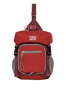 Красная поясная сумка-рюкзак Burberry