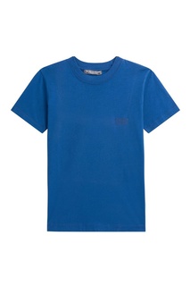 Синяя хлопковая футболка Bonpoint