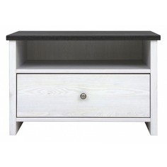 Тумбочка Порто KOM1S/70 Black Red White