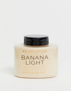 Рассыпчатая пудра Revolution Baking Powder Banana (светлый)-Белый