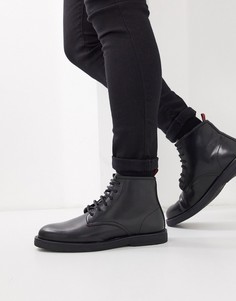 Черные ботинки на шнуровке KG by Kurt Geiger-Черный цвет