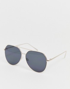Угловатые солнцезащитные очки-авиаторы Aldo-Золотой