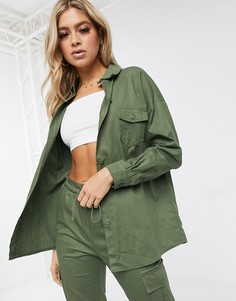 Куртка цвета хаки от комплекта Missguided-Зеленый