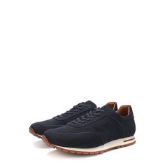 Кроссовки Loro Piana Замшевые кроссовки Week End Walk на шнуровке Loro Piana