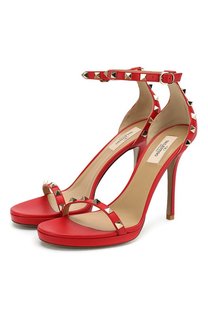 Кожаные босоножки Valentino Garavani Rockstud Valentino